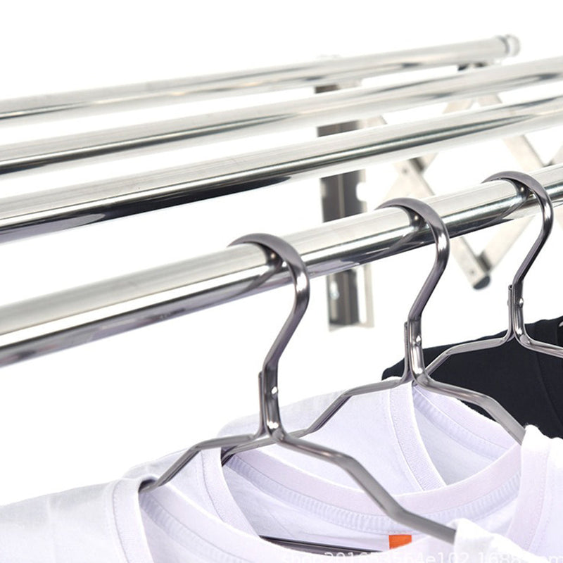 idrop [ 60CM / 100CM ] Wall Mounted 5 Bar Extendable Space Saving Clothes Laundry Hanger / Rak Gantung Baju basuhan 5 Palang / 壁挂式 5 杆可扩展节省空间的洗衣衣架