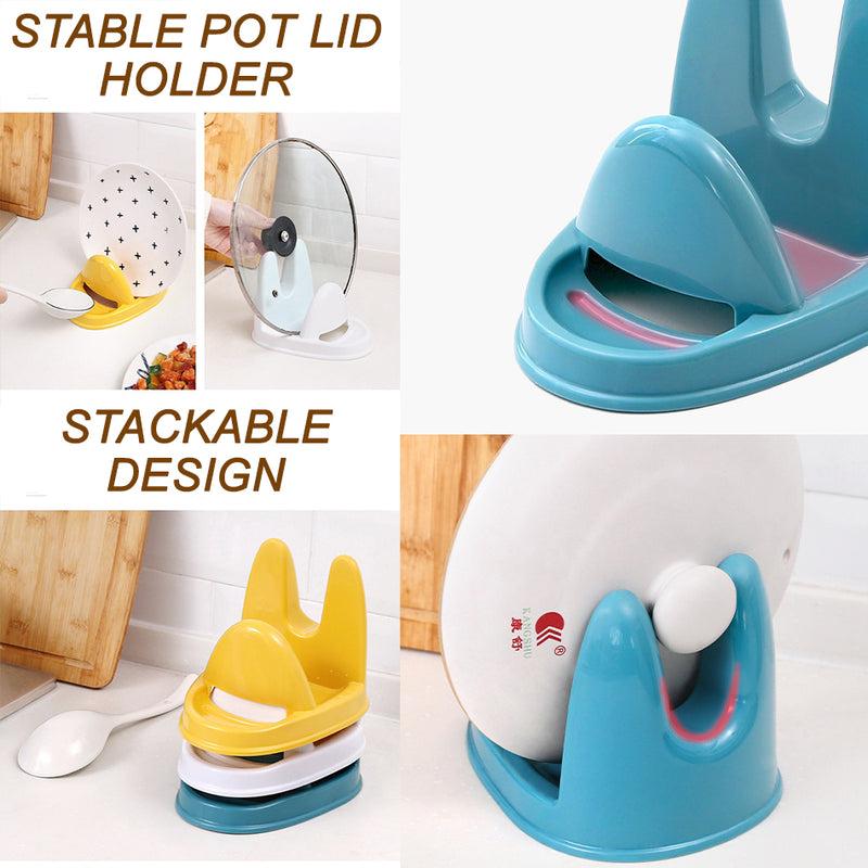 idrop Kitchen Pot Lid Holder & Utensil Rest / Alat Pemegang Penutup Periuk Kuali dan Alas Sandar Sudip / 坐式锅盖架