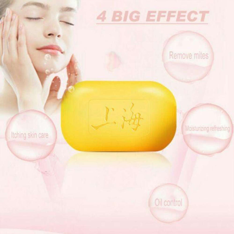 idrop Sulfur Soap Moisturizing Oil Control & Anti Dandruff [ 85 GRAM ]