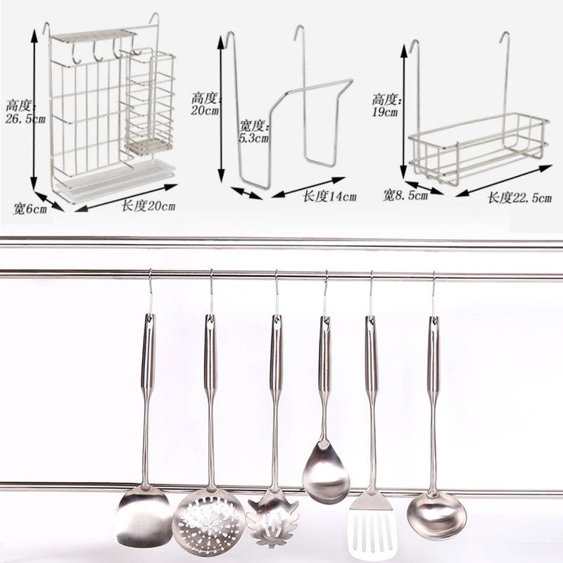 idrop 2 LAYER Kitchen Stainless Steel Sink Shelf Dish Rack Utensils Knife & Cutting Board Storage [ SUS304 ]