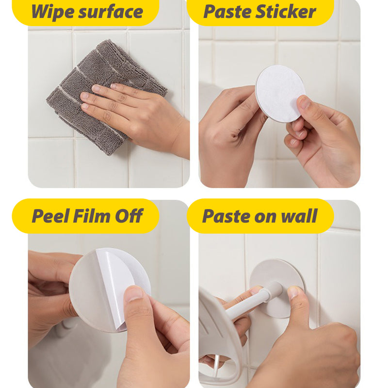 idrop Wall Mounted Flexible Soap Holder / Pemegang Buku Sabun / (双面胶)塑料壁挂台两用香皂架