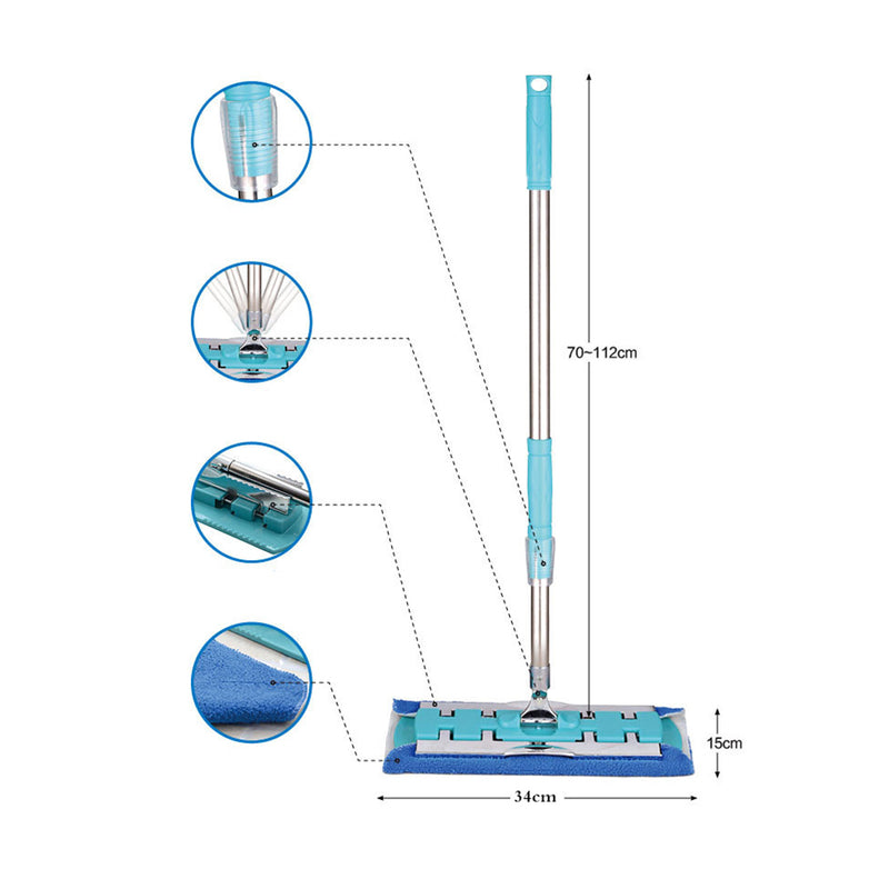 idrop Extendable Floor Mop Rectangular Mop