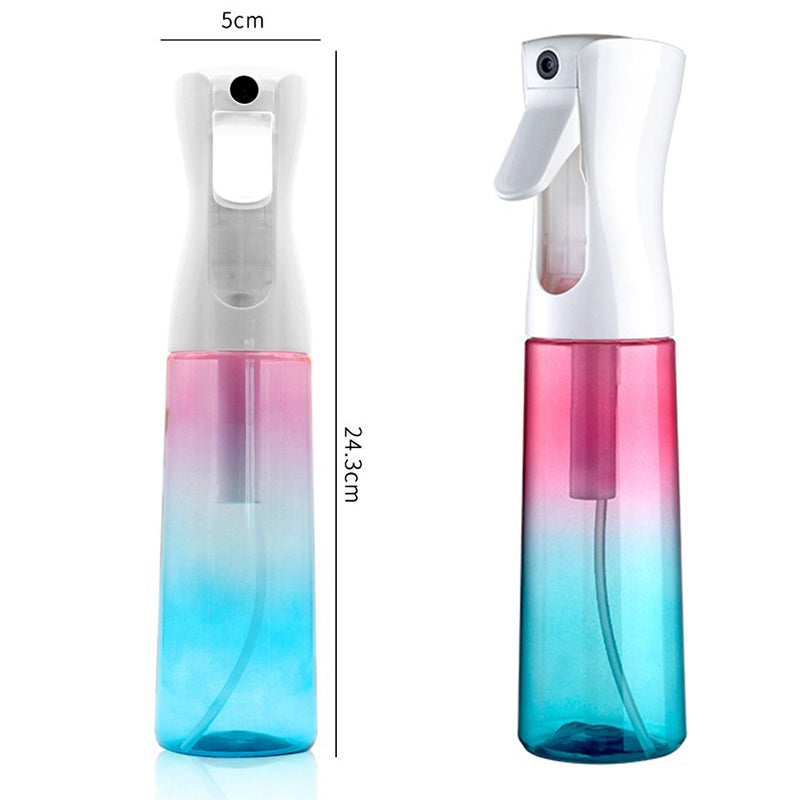 idrop [ 300ml ] Fine Mist Spray High Pressure Color Gradient Bottle / Botol Spray Warna Warni / 塑料渐变色高压持续喷雾瓶 300ML