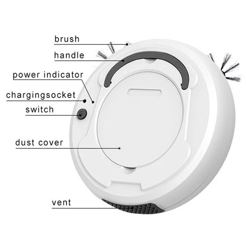 idrop Self Cleaning Mini Vacuum Sweeping  Floor Cleaner Robot