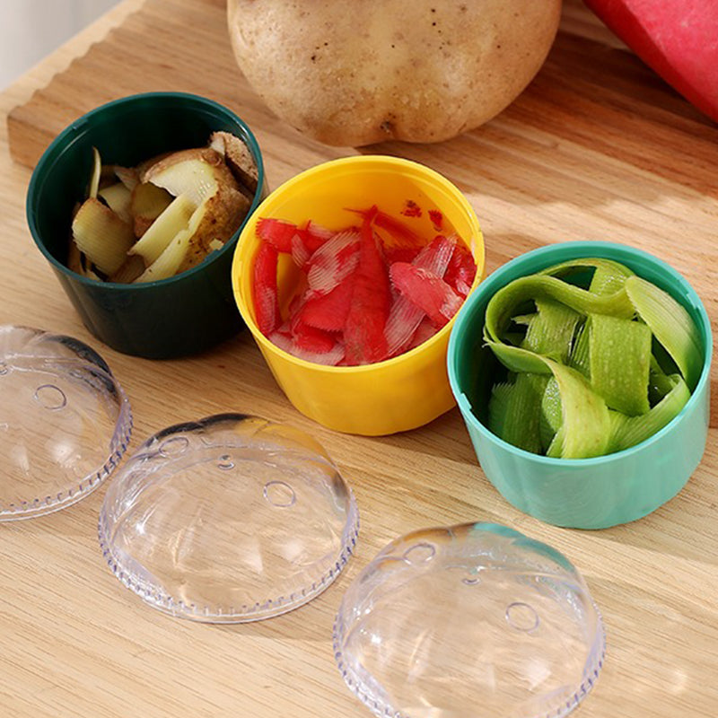 idrop Kitchen Multifunction Fruit & Vegetable Storage Peeler / Pengupas Sayur & Buah Pelbagai Guna / 收纳削皮器