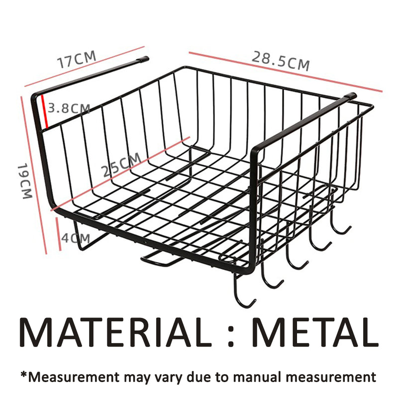 idrop Multifunctional Hanging Basket Kitchen Drawer Cabinet Rack Shelf / Rak Kabinet Dapur Pelbagai Guna / 多功能抽屉篮