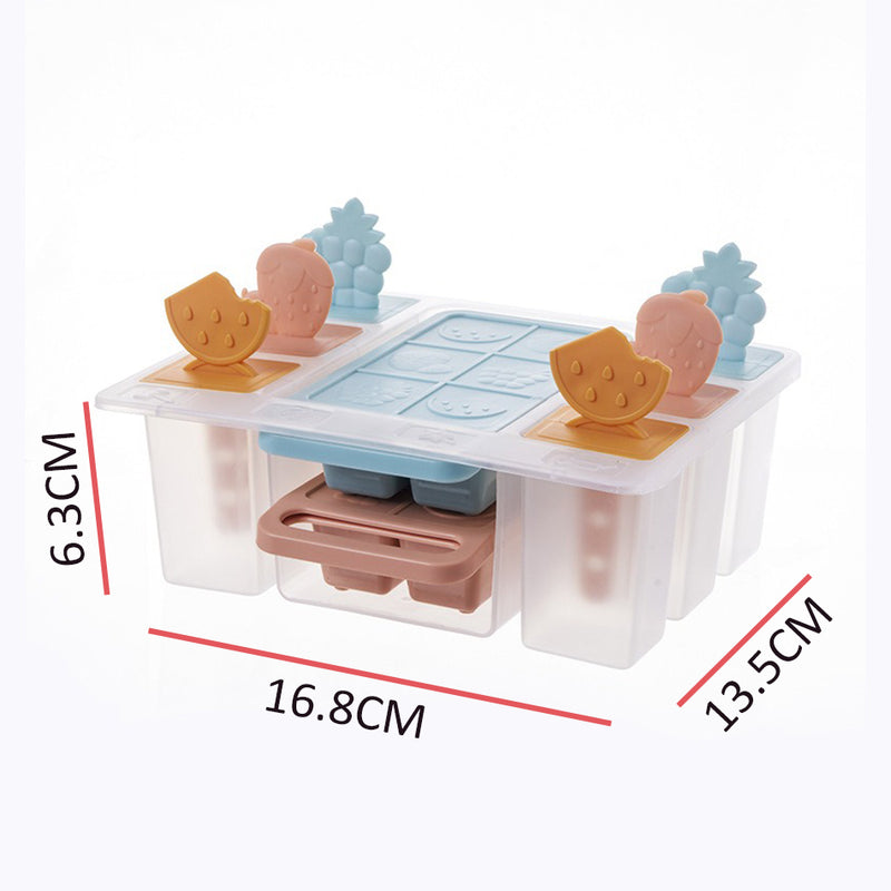 idrop Multifunctional Ice Creaam Popsicle & Ice Cube Mold Tray / Acuan Kiub Ais dan Aiskrim Pelbagai Guna / 消消乐多功能冰模+冰格