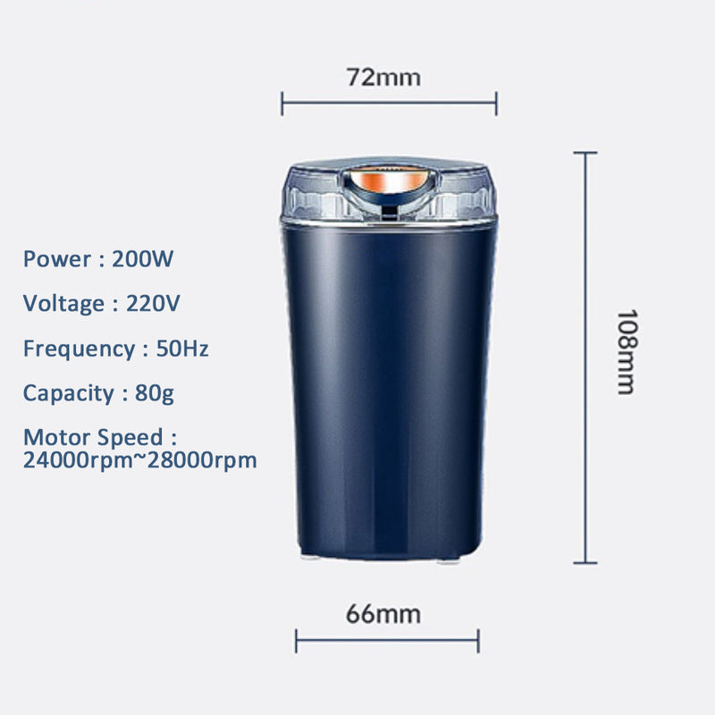 idrop 200W Fine Dry Powder Electric Grinder / Mesin Pengisar Makanan Kering / 研磨机200W(双刀)