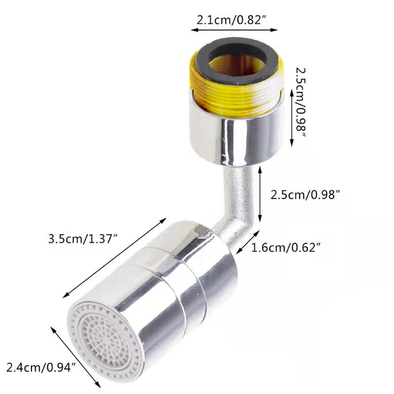 idrop Universal 2-Speed Faucet Splash Sproof Head Pipe / Kepala Paip Penyambung Paip / 万向两档龙头防溅头