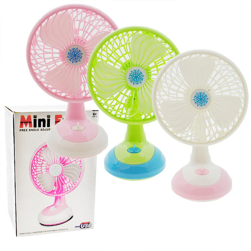 idrop Portable Free Angle & Spin Electric USB Mini Fan Rechargeable Battery