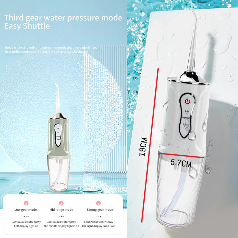 idrop [ 230ml ] Oral Irrigator Electric Water Jet Dental Teeth Flosser Tooth Cleaner / Pencuci Oral Gigi dan Gusi Elektrik / 口腔冲洗器电动喷水牙齿牙线器牙齿清洁器