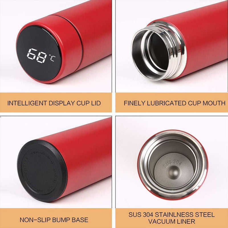 idrop [ 450ml ] Stainless Steel Smart Heat Insulation Drinking Flask [ LASER ENGRAVE NAME ] / Cawan Minum Tahan Panas [ TULIS NAMA MESIN LASER ]/ 不锈钢智能测温杯(智能杯)304 [ 激光雕刻名称 ]