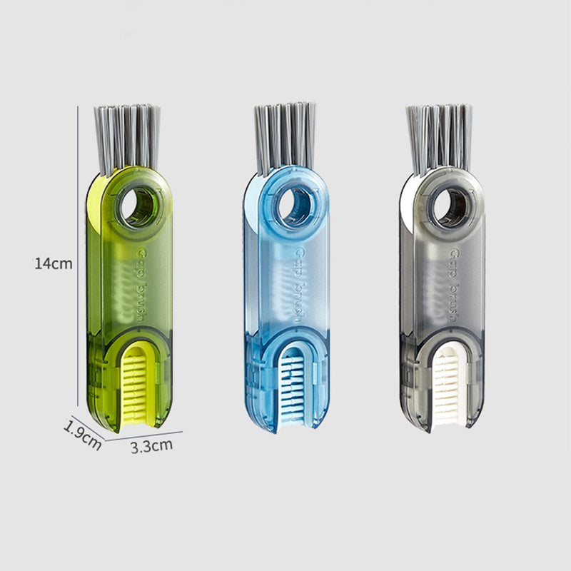 idrop 3 IN 1 Multifunction Cup Cleaning Brush / Berus Pencuci Cawan Pelbagai Guna / 三合一杯口清洁刷(U洁杯口清洁刷)