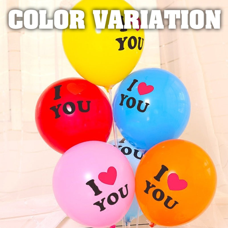 idrop [ 5pcs ] I ❤ YOU - I love You Party Celebration Balloon