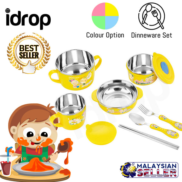 idrop Creative Cute Dinnerware 9pcs / Set for Children Kids