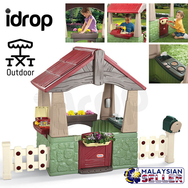 idrop Creative Classic Home & Garden Kids Children Playhouse for Outdoor Toys [880-02-615894]